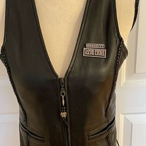 Vance Leathers  Womens size xs biker vest